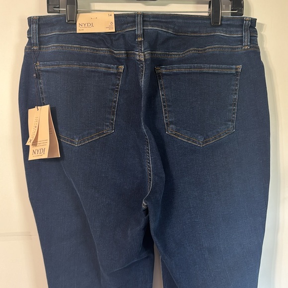 NYDJ Sheri Slim Jeans in Quinn Size 14 NWT - Picture 9 of 17